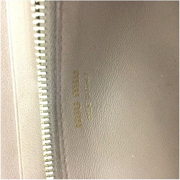 MIU MIU Gather Cream Tan Long Zippy Long Wallet - Picture 8 of 8
